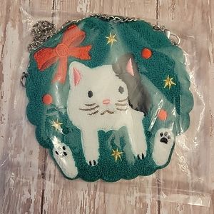 Harveys Meowy Christmas coin purse
